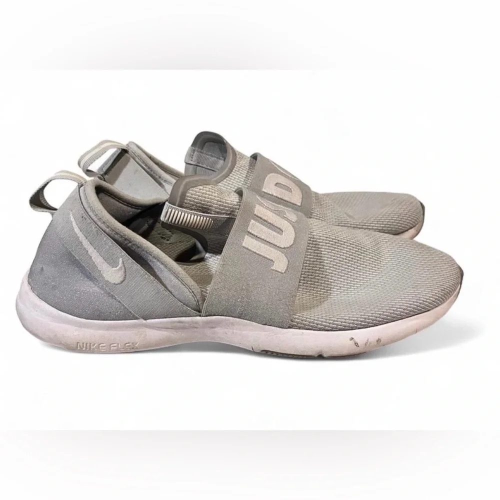 Nike Flex Gray Slip-On Sneakers